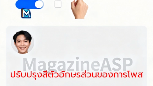 DEV : ปรับปรุงเรื่องสีตัวอักษรโพส